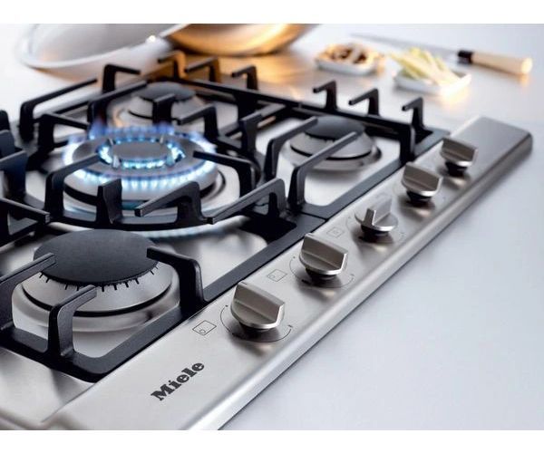 Miele 30" Stainless Steel Gas Cooktop-2