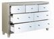 ACME Furniture Sliverfluff Champagne/Mirrored Dresser-4