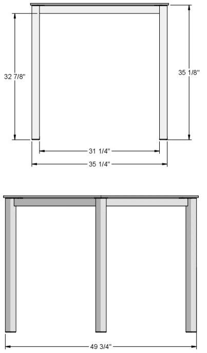 Amisco Customizable Carbon Glass Top Counter Height Dining Table-1