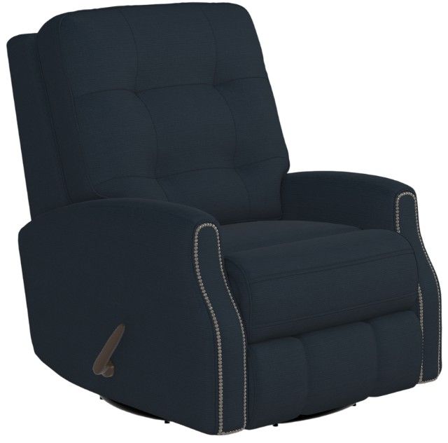 Flexsteel® Customizable Devon 34" Manual Swivel Gliding Recliner-2