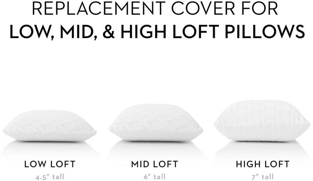 Malouf® Rayon From Bamboo Contour Replacement Queen Pillow Cover-3