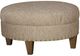 King Hickory Customizable Capitol Fabric Circular Medium Ottoman-0