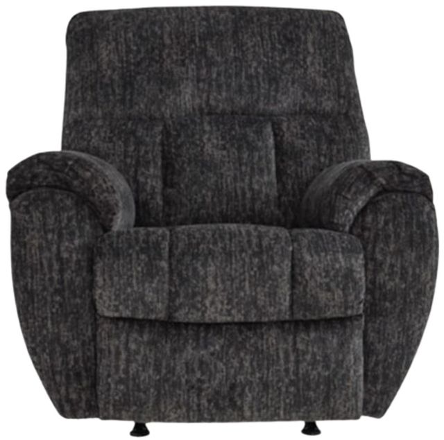 Signature Design by Ashley® Rampant Gunmetal Manual Rocker Recliner-1