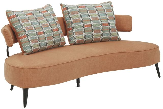 Signature Design by Ashley® Hollyann Rust Sofa-0