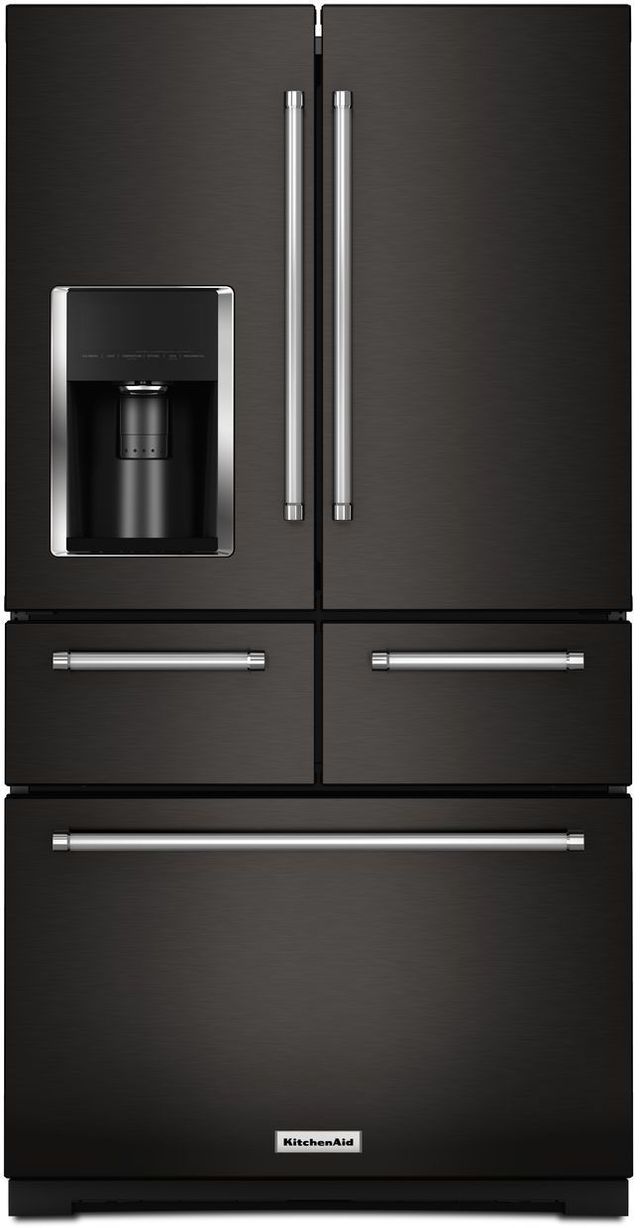 KitchenAid 5 Door Fridge (KRMF706EBS) - Black Stainless Steel with PrintShield™ Finish KitchenAid 5 Door Fridge (KRMF706EBS) - Black Stainless Steel with PrintShield™ Finish