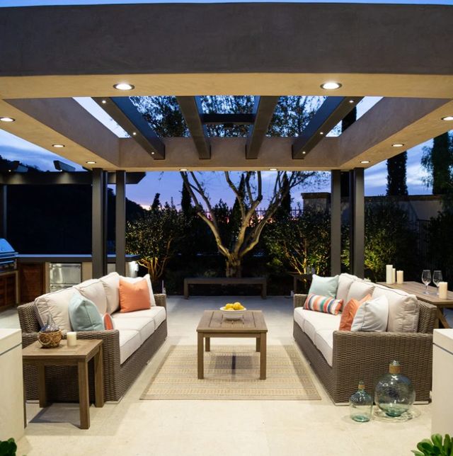 Sunset West Coronado Driftwood Resin Wicker Outdoor Sofa with Canvas Flax Cushion-4