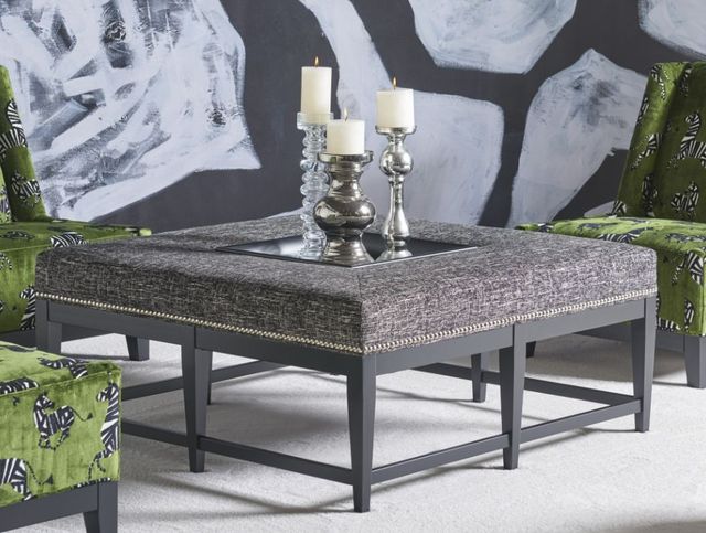 Lexington Home Customizable Carillon Cocktail Ottoman with Removable Tray-1