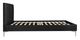 Mazin Furniture Melina Black Queen Upholstered Platform Bed-4