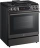 LG 30" Black Stainless Steel Smart Wi-Fi Enabled ProBake Convection® InstaView® Slide-In Gas Range-2