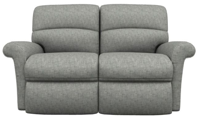 La-Z-Boy® Robin Charcoal Power Reclining Loveseat with Headrest and Lumbar-1