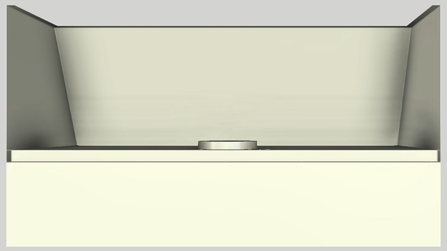 Vent-A-Hood® 54" Biscuit Wall Hood-2