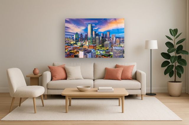 Classy Living Dallas Skyline Wall Art-1