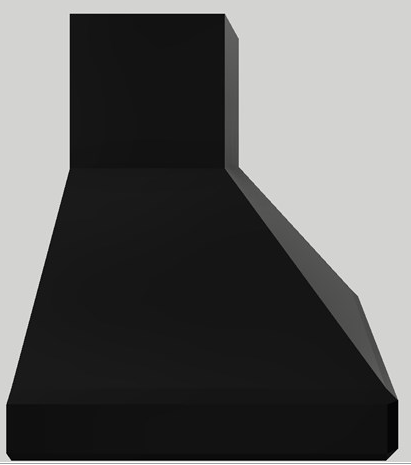 Vent-A-Hood® 36" Black Wall Hood-1