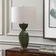Uttermost® Curhan Moss Green Glaze Table Lamp-2