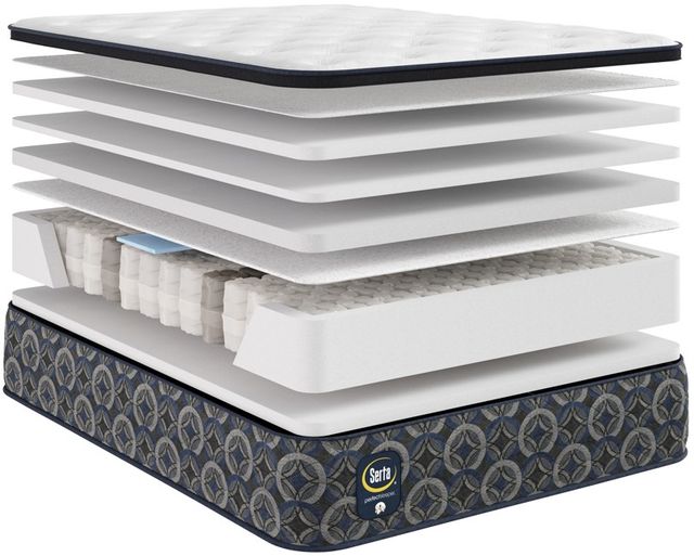 Serta® Cascade Canyon 14" Wrapped Coil Plush Pillow Top King Mattress-2