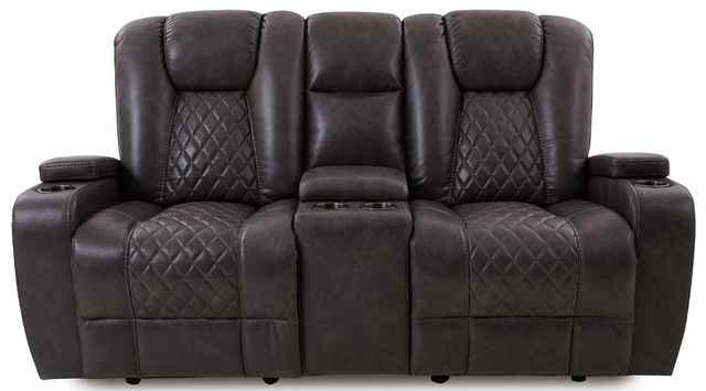 American Wholesale Furniture Transformer Granite Glider Reclining Loveseat -1