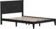 Rize Home Farmhouse Style Ebony Black Full Panel Bed-0