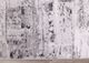 Tapis Chorus gris, blanc et noir vielli 5'3" x 7'7" Kalora Interiors -3
