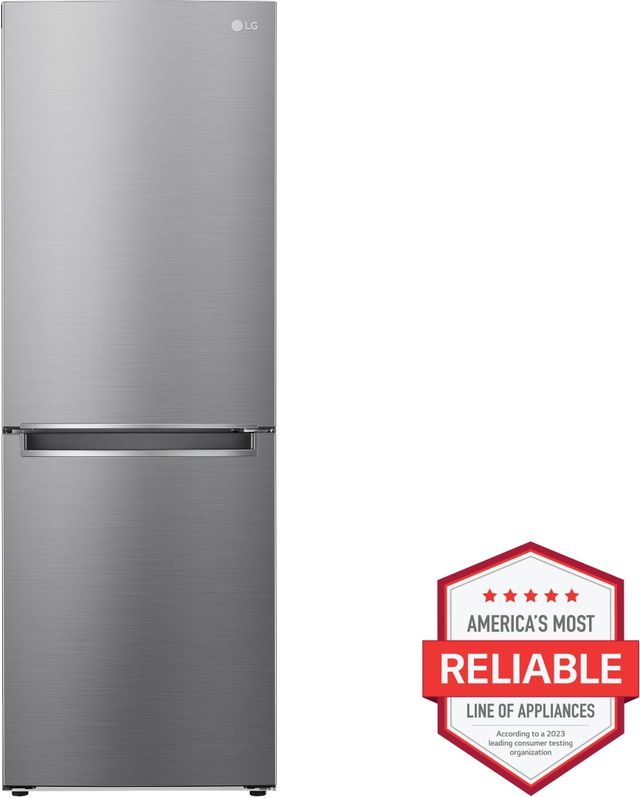 LG 10.8 Cu. Ft. PrintProof™ Stainless Steel Bottom Freezer Refrigerator-1
