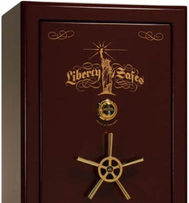Liberty Safe Presidential Burgundy Marble 25 Mechanical Lock Gun Safe-1