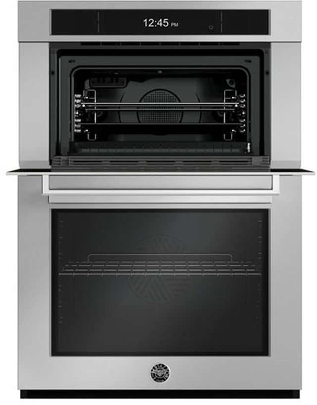 Bertazzoni Professional Series 30'' Stainless Steel Oven/Micro Combo Electric Wall Oven with Self-Clean -1
