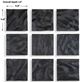 Uttermost® Malosi 9-Piece Matte Black Wood Wall Decor Set-2
