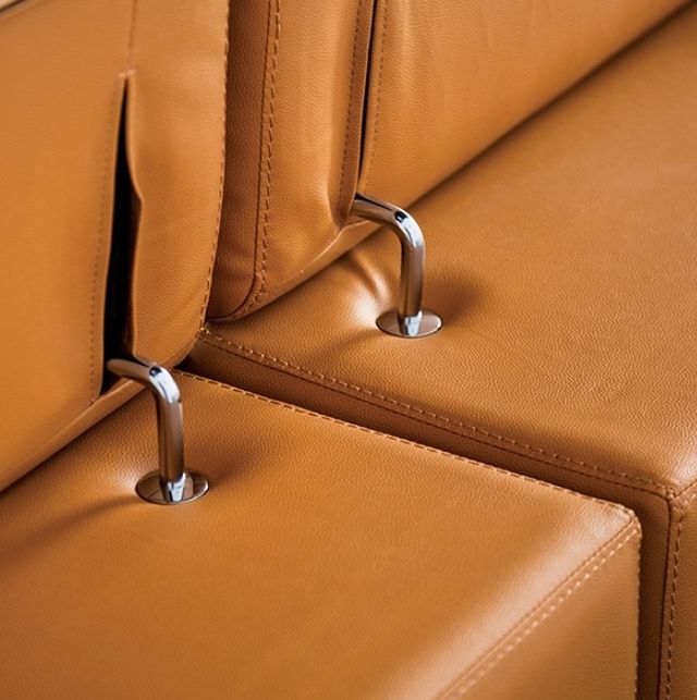 Furniture of America® Vadso Tangerine Sectional with Left Chaise-4