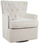Jofran Inc. Bryson Oat Swivel Accent Chair-0