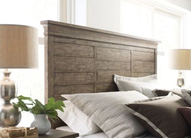 Kincaid® Plank Road Stone Jessup King Panel Bed-1