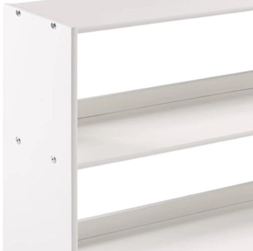 Donco Kids Louver White Youth Bookcase-2