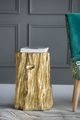 A & B Home Gold 20" Tree Trunk Stool-3