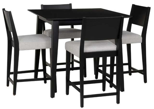Powell® Cosgrove 5-Piece Black/Light Gray Counter Dining Set-0