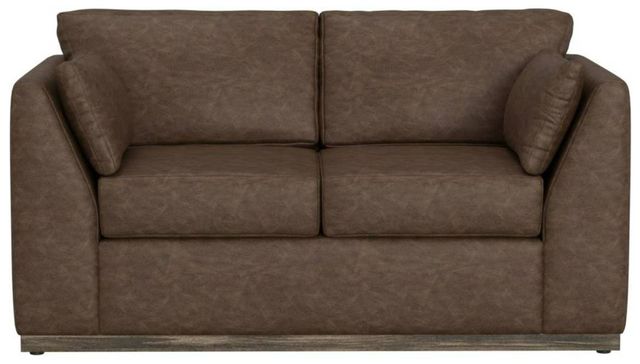 International Furniture Direct Vallarta Chocolate Brown Loveseat-2