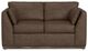 International Furniture Direct Vallarta Chocolate Brown Loveseat-2