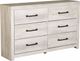 Signature Design by Ashley® Cambeck 4-Piece Whitewash Full Panel Storage Bed Set-2