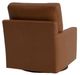 Bassett® Furniture Customizable Benchmade Premier Leather Track Arm Swivel Chair-3