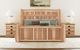 A-America® Amish Highlands Natural Queen Arch Panel Bed-1