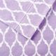 Olliix by True North by Sleep Philosophy 4 Piece Purple Ogee King Micro Fleece Sheet Set-1