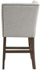 Elements International Seneca Brown/Gray Counter Corner Bench-2