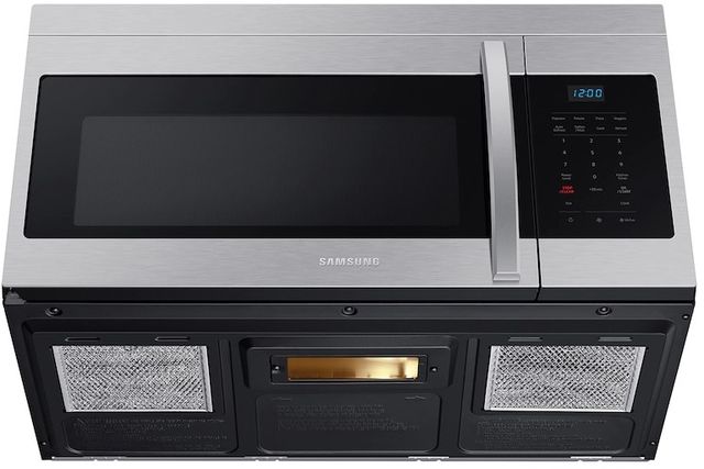 Samsung Stainless Steel Gas Range and OTR Microwave Package-2
