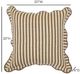 TOV Furniture Striped Earthy Brown Throw Pillow-2