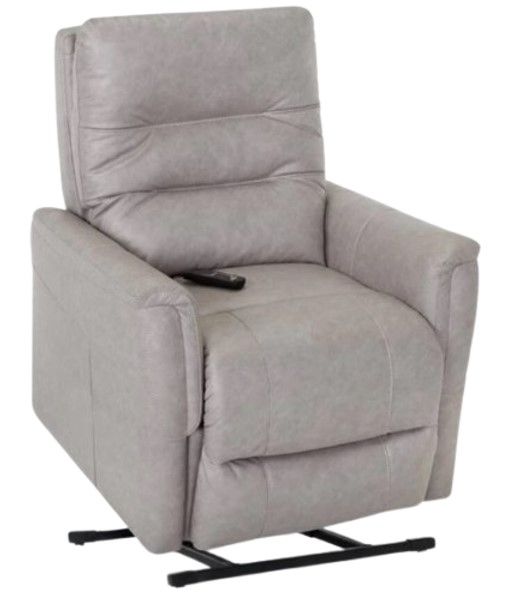 Franklin™ Houston Jester Silver 3-Way Chaise Power Lift Recliner-1