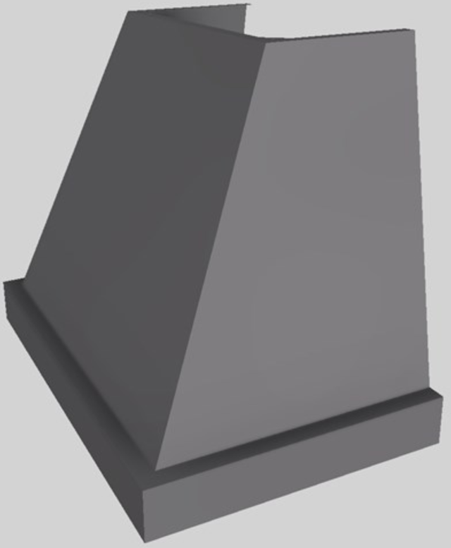 Vent-A-Hood® Designer Series 36" Gunsmoke Wall Mounted Range Hood-4