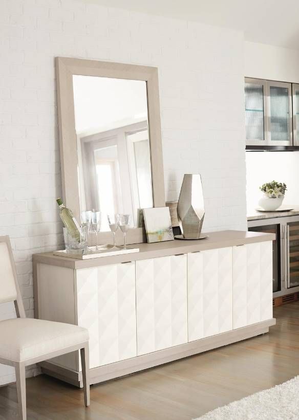 Bernhardt Axiom Linear Gray/Linear White Buffet-1