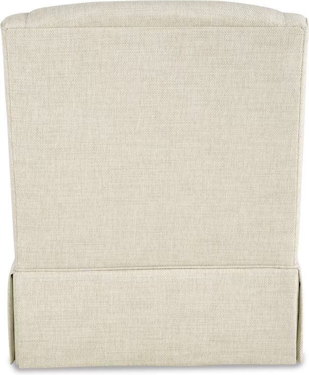 Craftmaster® Customizable Craftmaster Essentials Skirted Swivel Chair-3