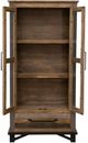 International Furniture Direct Loft Brown Brown/Gray Cabinet-3