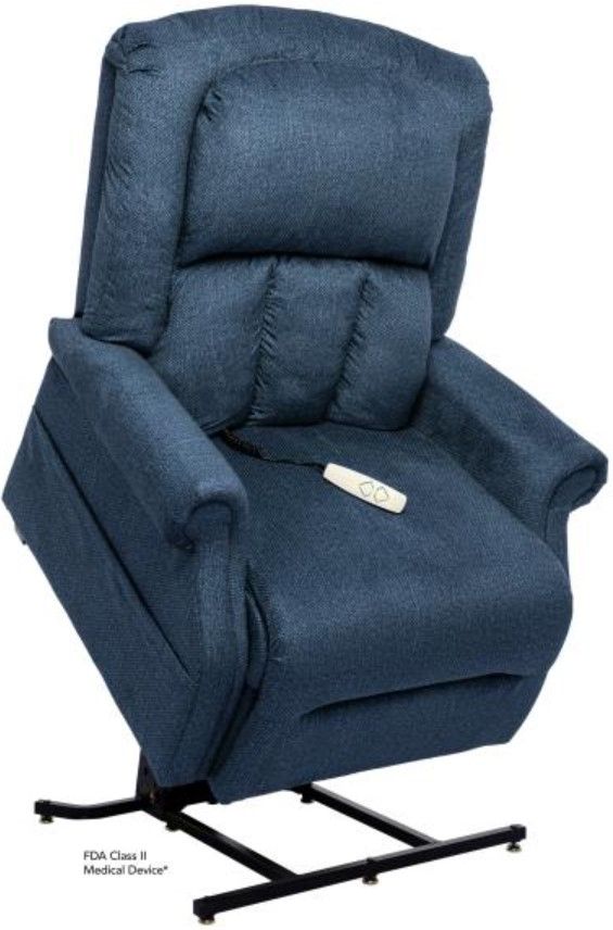 Mega Motion® Trio Tenacity Vance Blue Power Lift Recliner-0