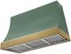 AGA Marquee 48" Mineral Green Wall Mounted Range Hood  with Antique Brass Trim-0