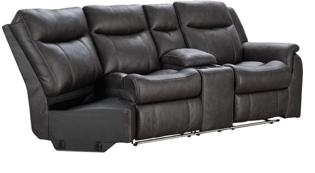 Signature Design by Ashley® Sultan Meadow 2-Piece Carbon L-Shape Manual Reclining Sectional-3