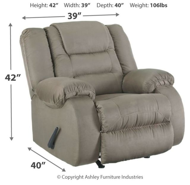 Signature Design by Ashley® McCade Cobblestone Rocker Recliner-3